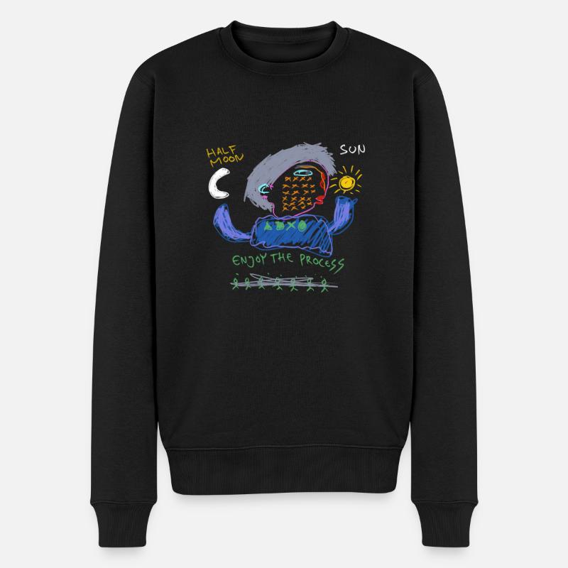 Profitez du processus - Pull Premium bio Homme - noir