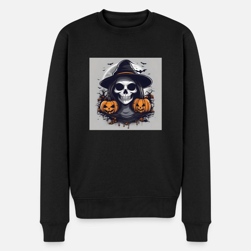 Pumpkin King : Votre t-shirt pour la saison effrayante - Pull Premium bio Homme - noir