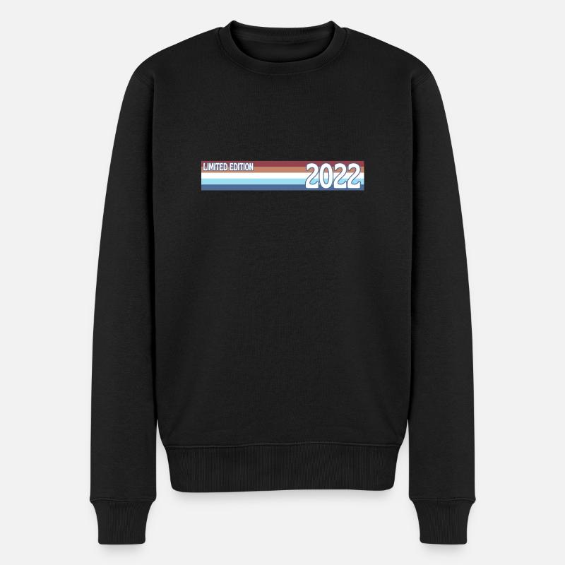 rétro 2022 limited edition - Pull Premium bio Homme - noir