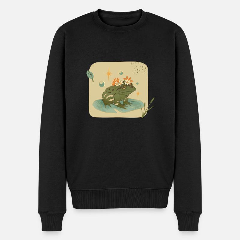 Princesse Grenouille - Pull Premium bio Homme - noir