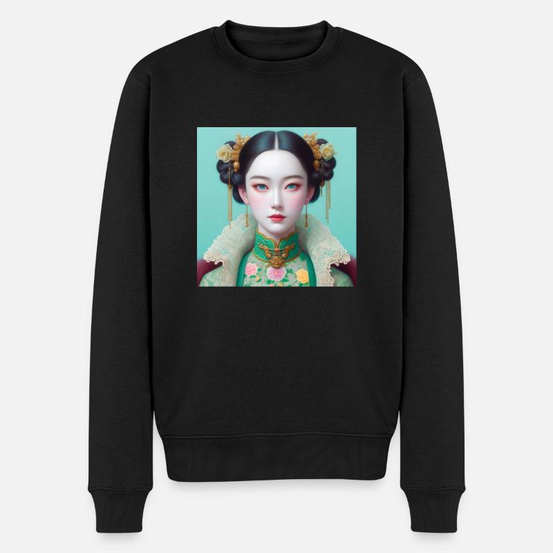 Fille papillon - Pull Premium bio Homme - noir