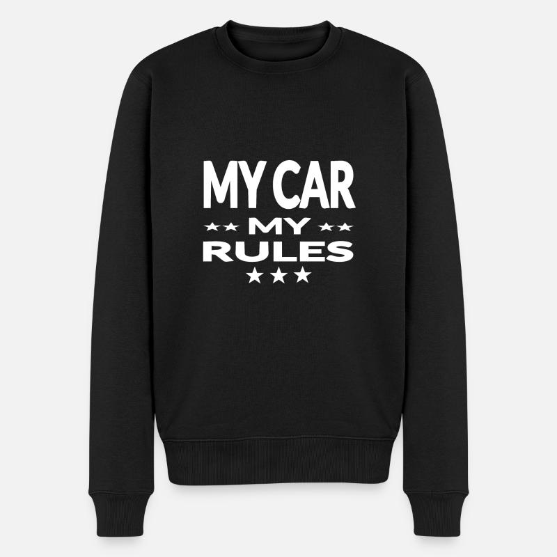Voiture - Pull Premium bio Homme - noir