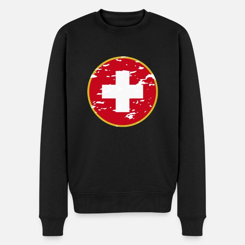 Style suisse : mode suisse - Pull Premium bio Homme - noir