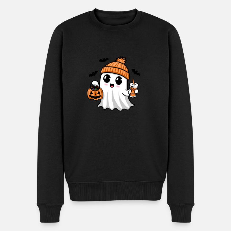 Sweet Ghost Drinks Boo Juice - Pull Premium bio Homme - noir