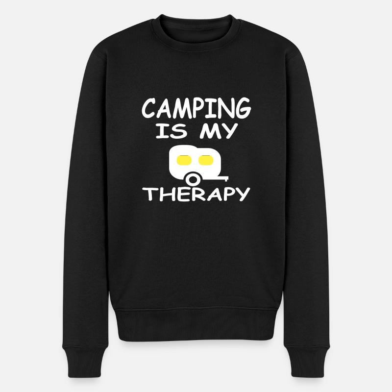 Camping - Pull Premium bio Homme - noir