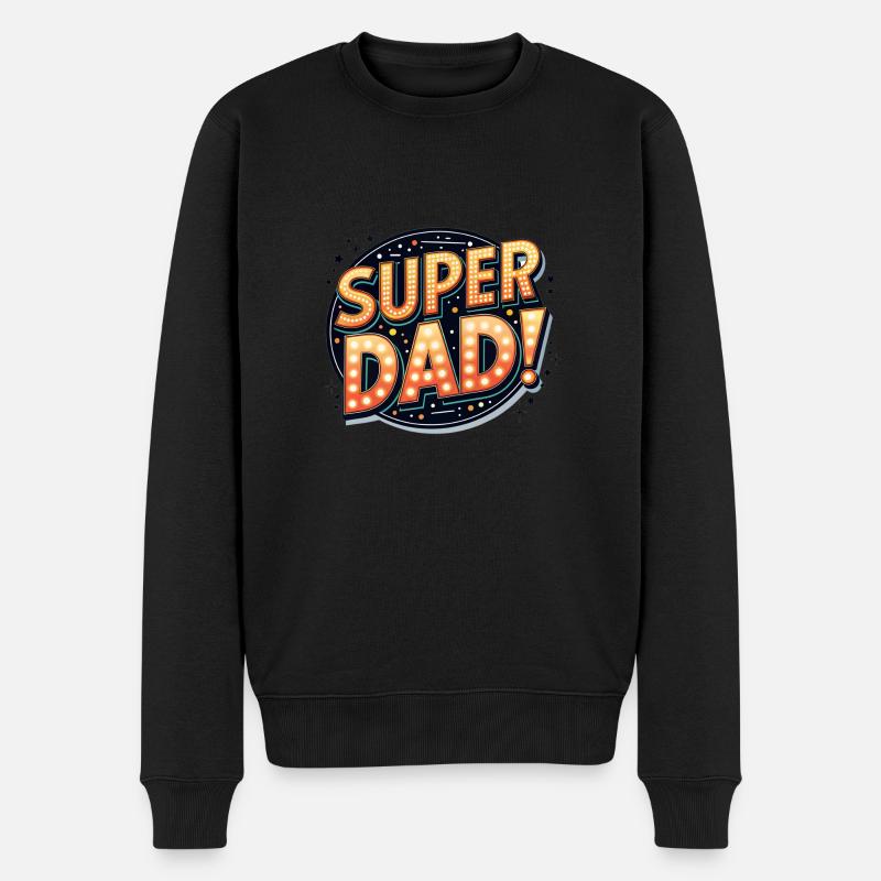 CADEAU POUR PAPA - Pull Premium bio Homme - noir