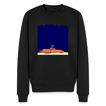 Submarine sunk ground grounded - Men's Premium Organic Jumper - black - Front - Nico (187cm)