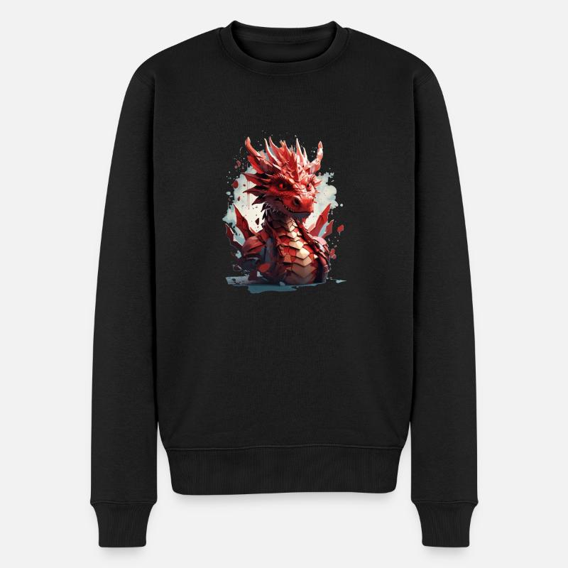 Dragon - Pull Premium bio Homme - noir