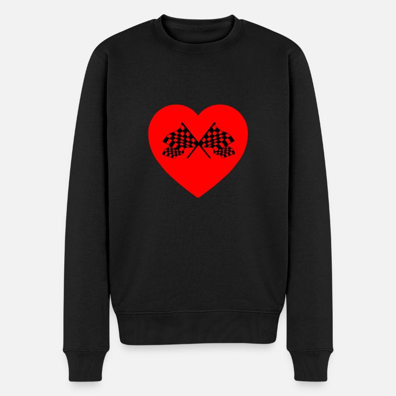 Auto - Männer Premium Bio Pullover - Schwarz