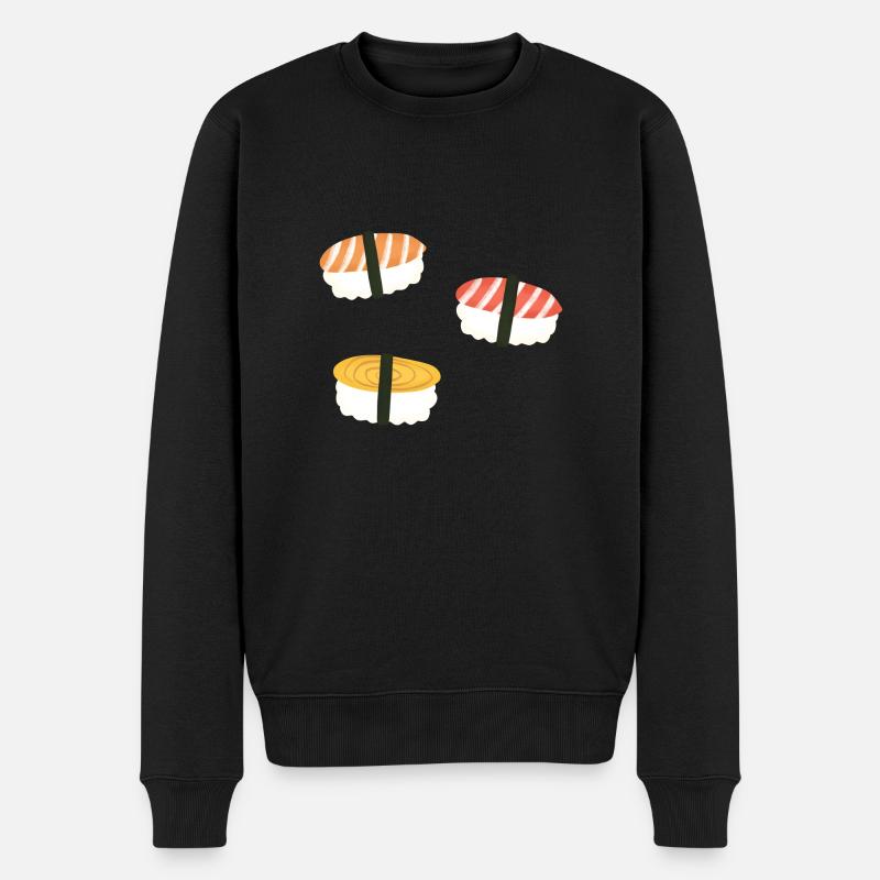 Sushi nigiri - Pull Premium bio Homme - noir