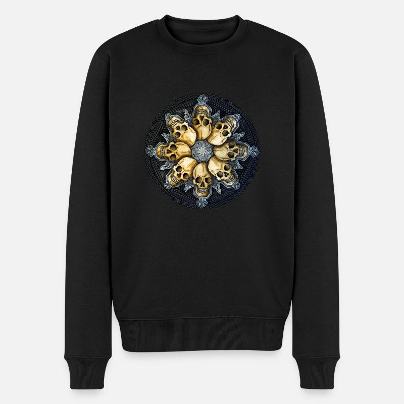 Cercle de crâne - Pull Premium bio Homme - noir