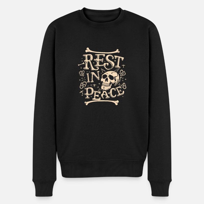 Repose en paix - Pull Premium bio Homme - noir