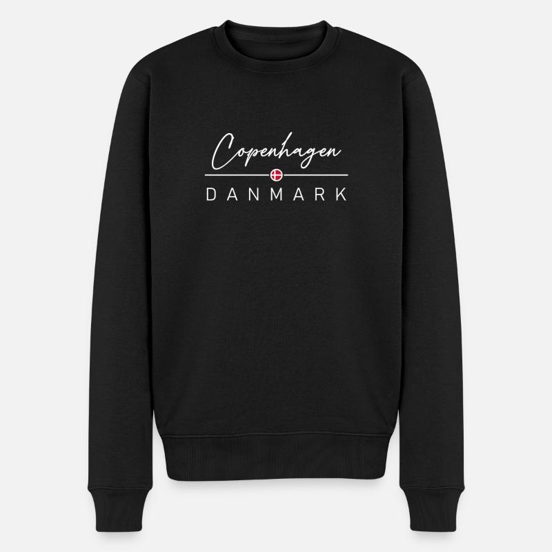 Danemark - Copenhague - Copenhague - Danemark - Pull Premium bio Homme - noir