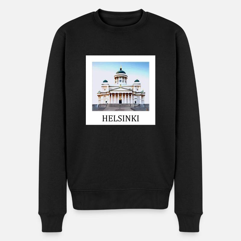 Helsinki - Pull Premium bio Homme - noir