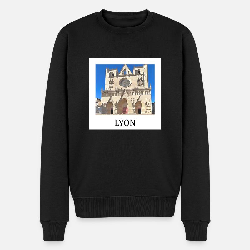 Lyon - Pull Premium bio Homme - noir