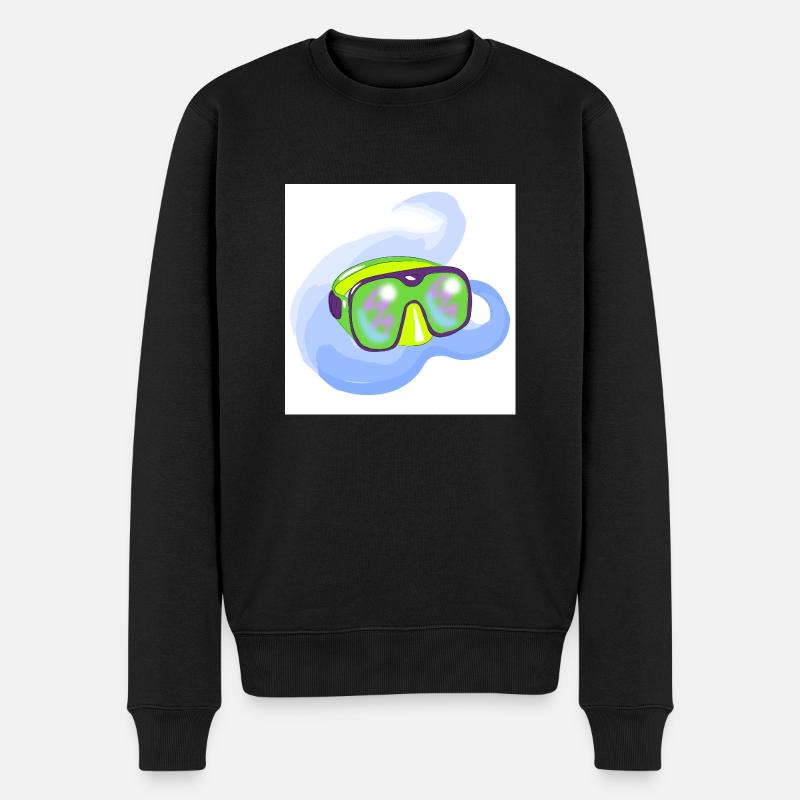 Lunettes de plongée - Pull Premium bio Homme - noir