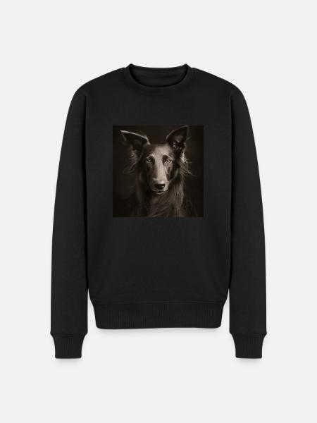 Black Animals - Cool dog - Men's Premium Organic Jumper - black