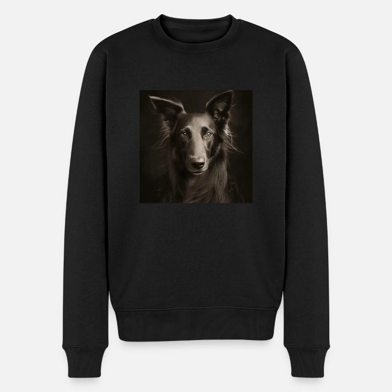 Black Animals - Chien cool - Pull Premium bio Homme - noir