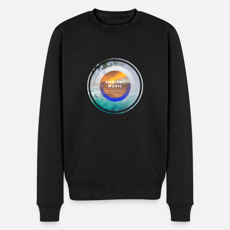Imprimés pour mélomanes, musique, tendance - Pull Premium bio Homme - noir