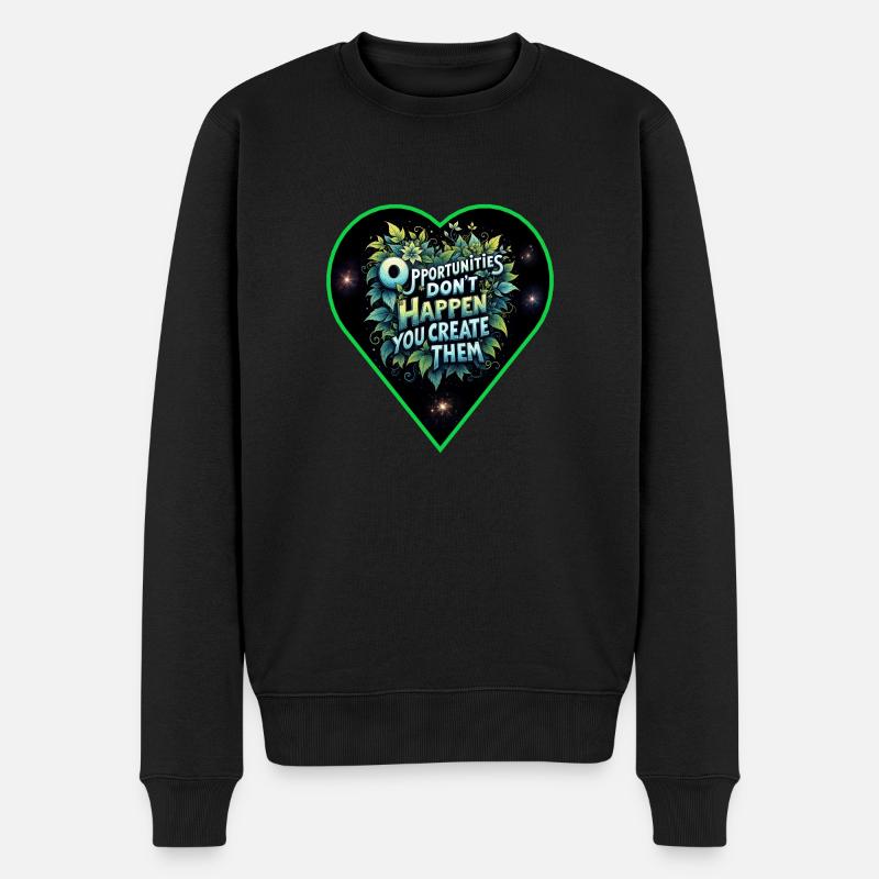 Créez des opportunités - Pull Premium bio Homme - noir