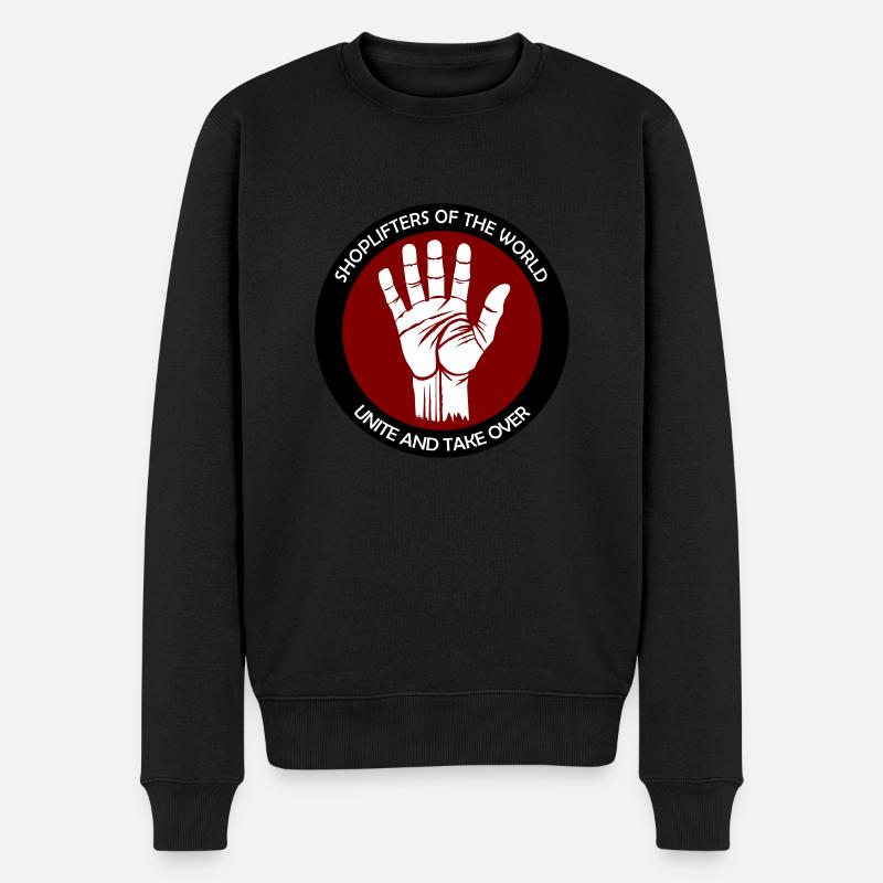 Voleurs à l’étalage, unissez-vous ! - Pull Premium bio Homme - noir