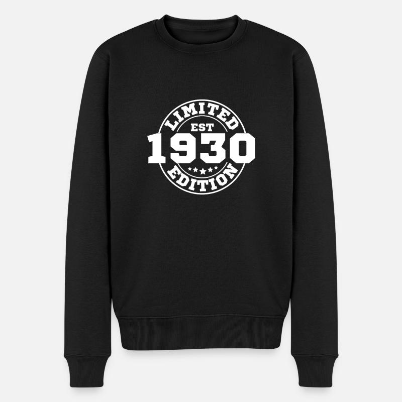 1930 limited edition - Pull Premium bio Homme - noir