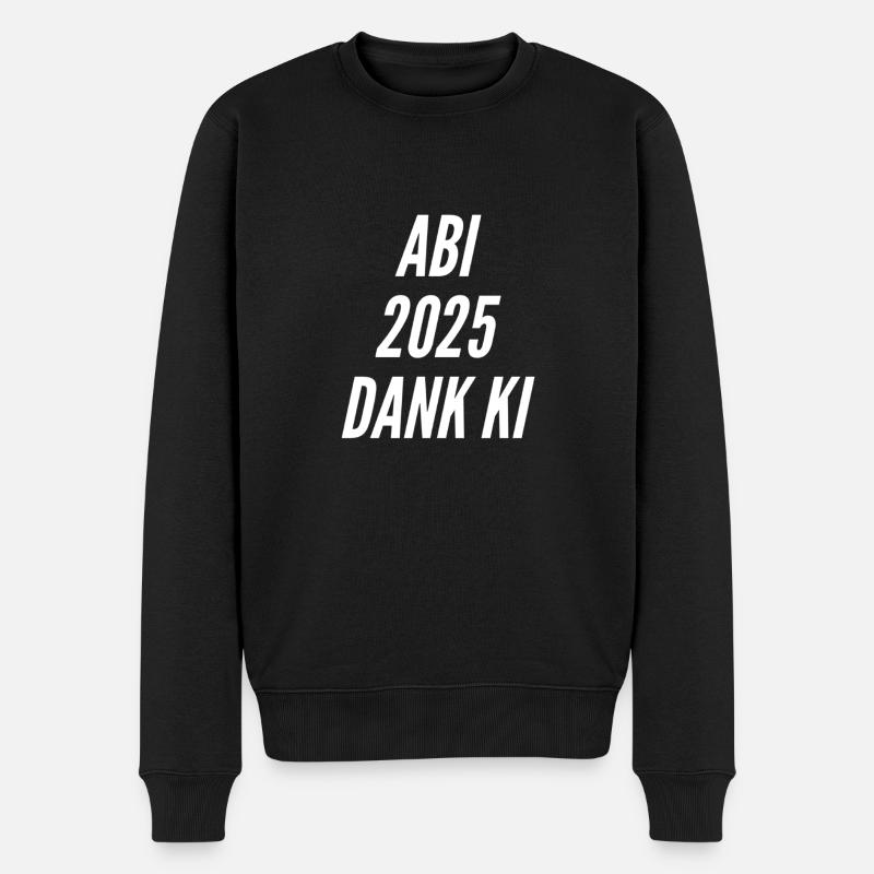 ABI 2025 - Männer Premium Bio Pullover - Schwarz