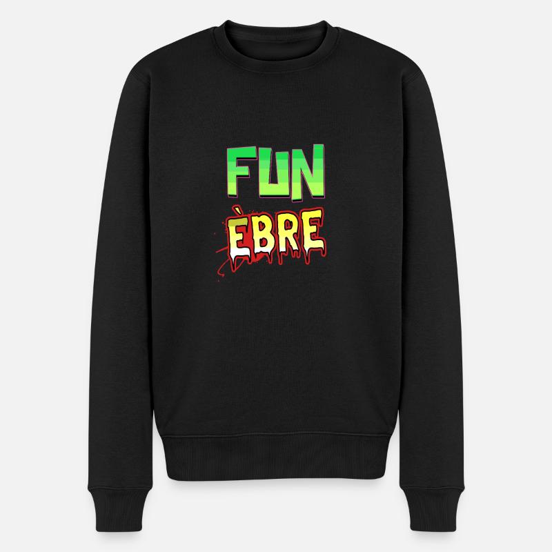 FUN ÈBRE ! - Pull Premium bio Homme - noir