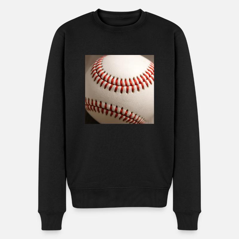 Baseball - Men's Premium Organic Jumper - black
