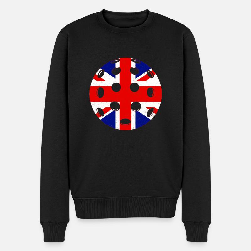 Pickleball Royaume-Uni - Pull Premium bio Homme - noir