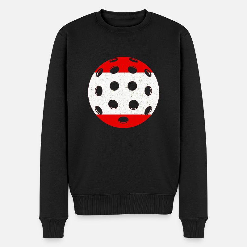 Pickleball Autriche - Pull Premium bio Homme - noir