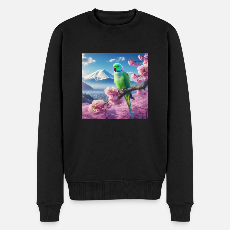 L’amour des perroquets - Pull Premium bio Homme - noir
