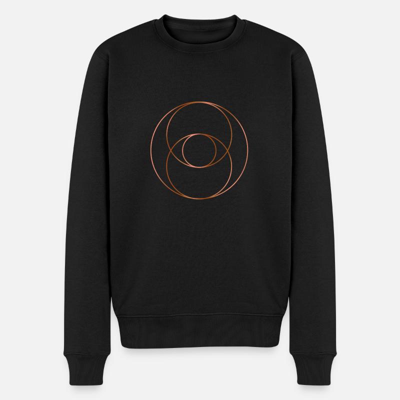 Vesica Piscis - Version Cuivre - Pull Premium bio Homme - noir