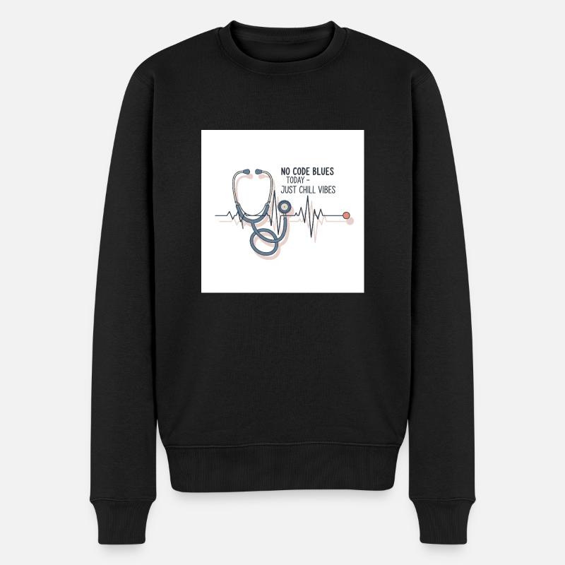 Infirmière en congé - Pull Premium bio Homme - noir