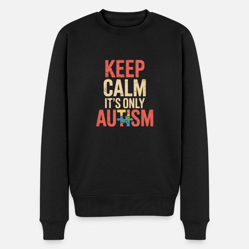 Autisme - Pull Premium bio Homme - noir