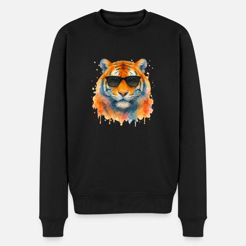 Lunettes de soleil Tiger - Pull Premium bio Homme - noir