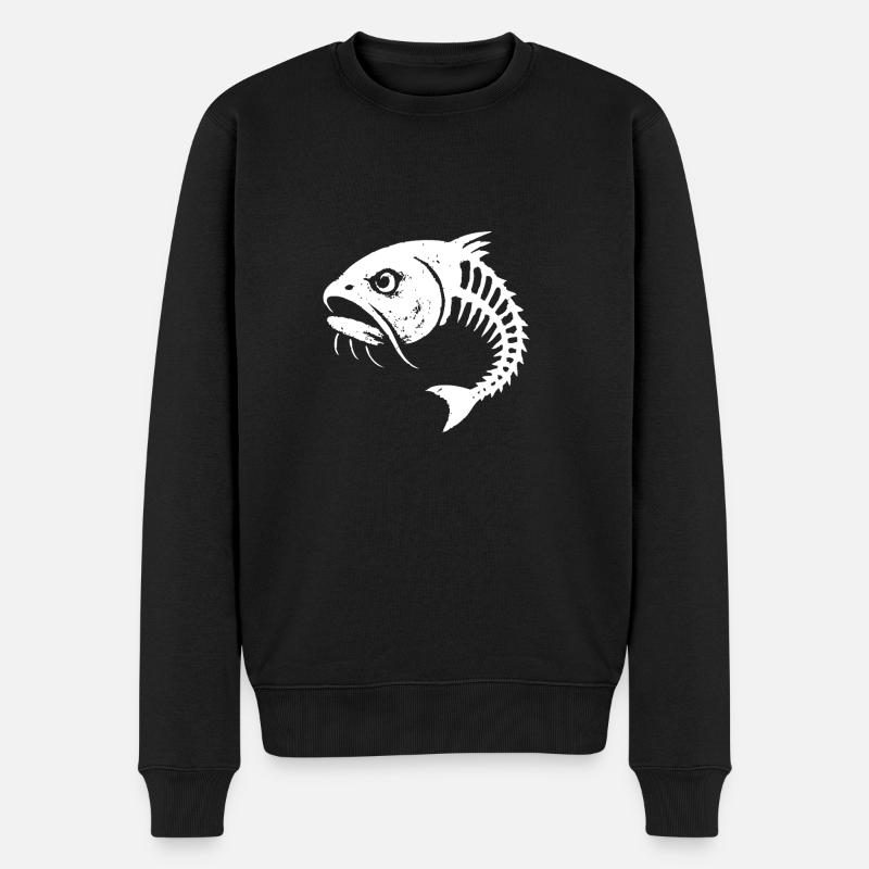 Chevrons aigre - Pull Premium bio Homme - noir