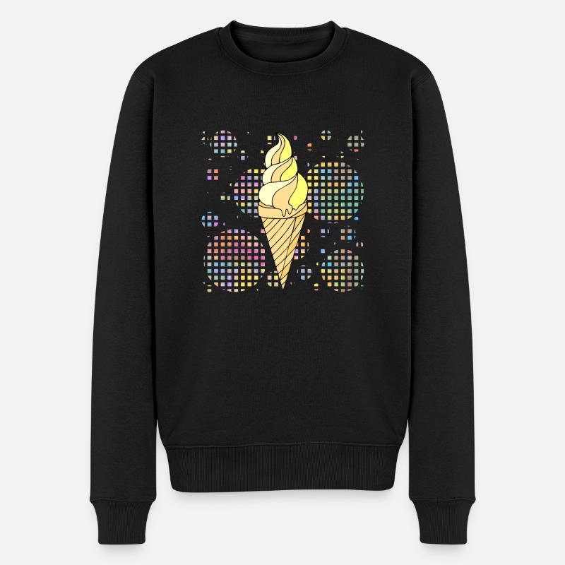 Glace - Pull Premium bio Homme - noir