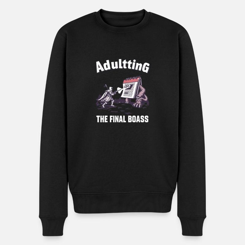 Calendrier des combats finaux - Pull Premium bio Homme - noir