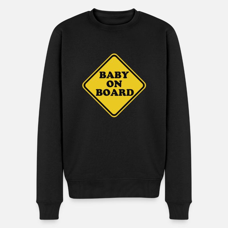 Bebe a bord - Pull Premium bio Homme - noir