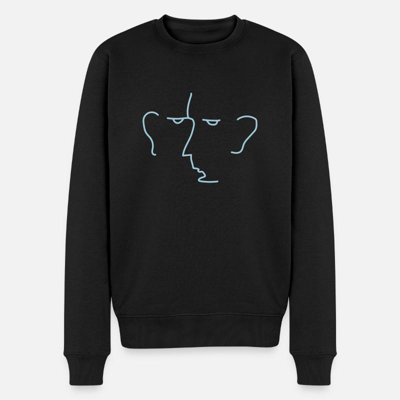 Sehenswürdigkeit - Männer Premium Bio Pullover - Schwarz
