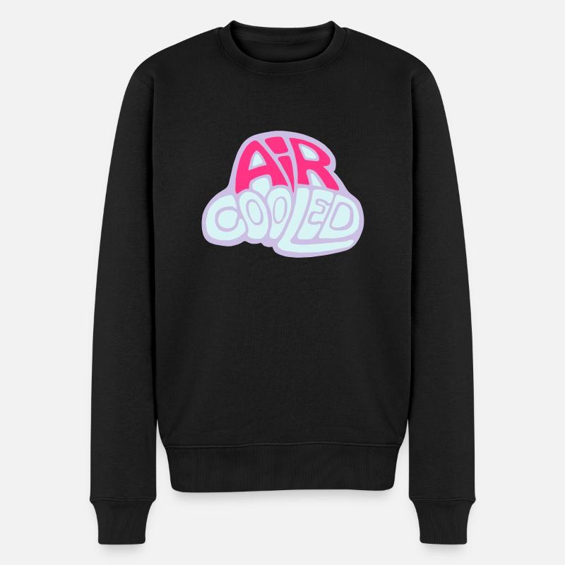 aircooled - Männer Premium Bio Pullover - Schwarz