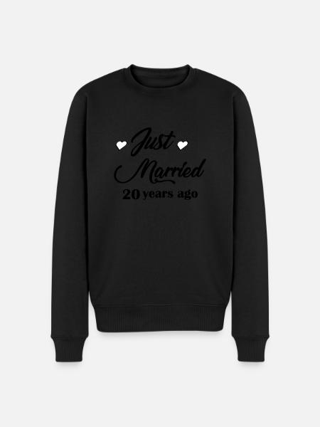 20-years - Pull Premium bio Homme - noir