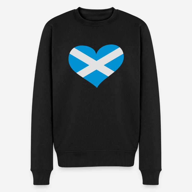 Schottland Herz; Heart Scotland - Pull Premium bio Homme - noir