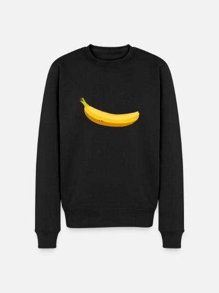 Banane! Geschenk Idee - Männer Premium Bio Pullover - Schwarz