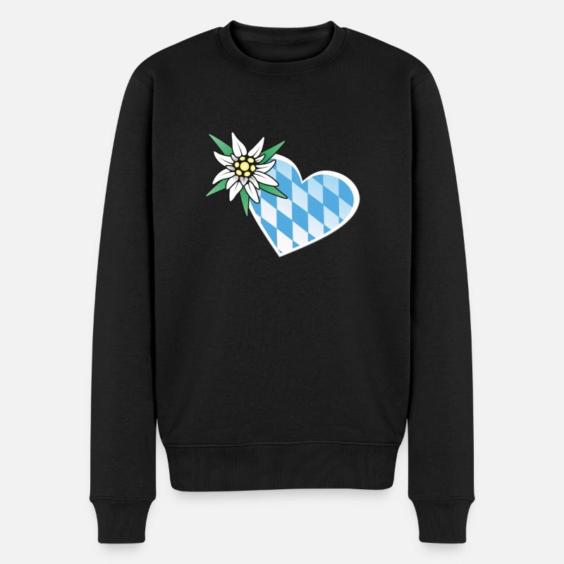 Amour de la Bavière - Pull Premium bio Homme - noir
