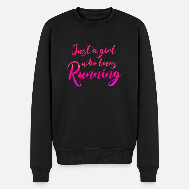 Runner Girl: Sprinter - Pull Premium bio Homme - noir