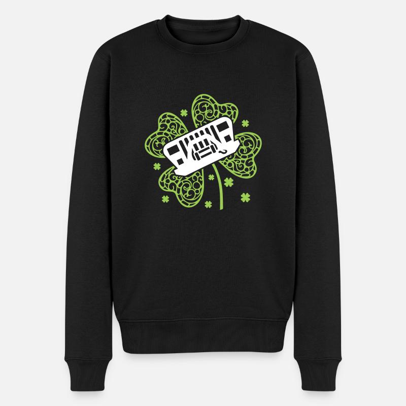 Shamrock Jeep - Pull Premium bio Homme - noir