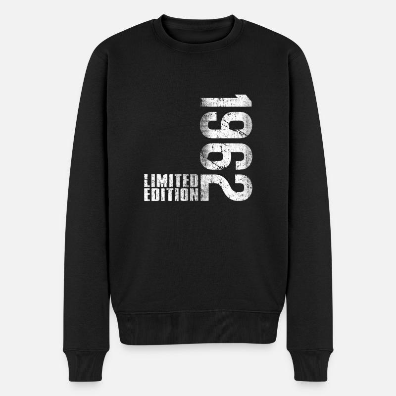 Limited Edition 1962 - Männer Premium Bio Pullover - Schwarz