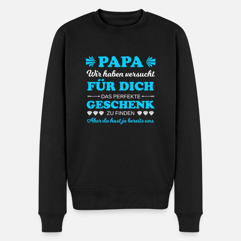 Cadeau parfait pour papa - Pull Premium bio Homme - noir